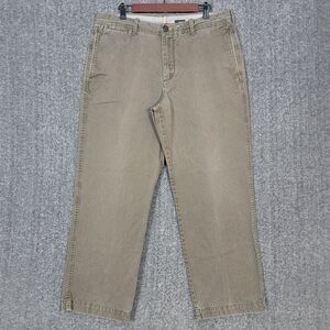 Timberland Pants Mens 36x28* Brown Straight Leg Chino Hiking Fishing Outdoors